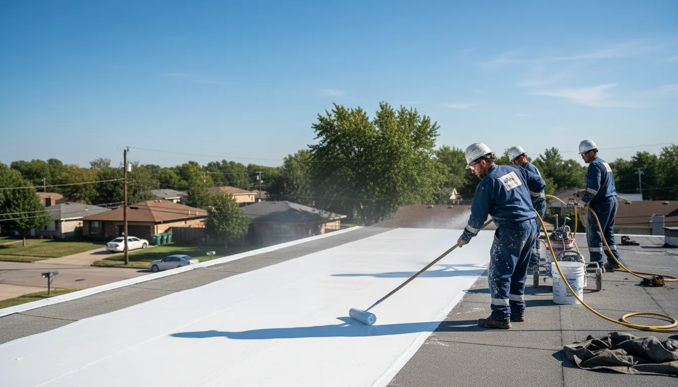 Commercial roof coating in Littlefield, TX near me